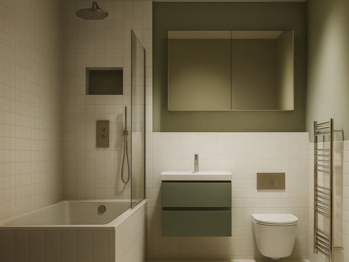 The Clean Contemporary Bathroom