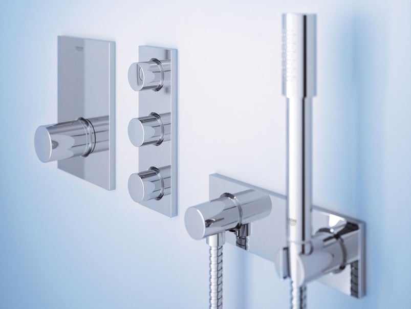 1-Get precision control for a relaxed showering experience with Grohe’s thermostat collection