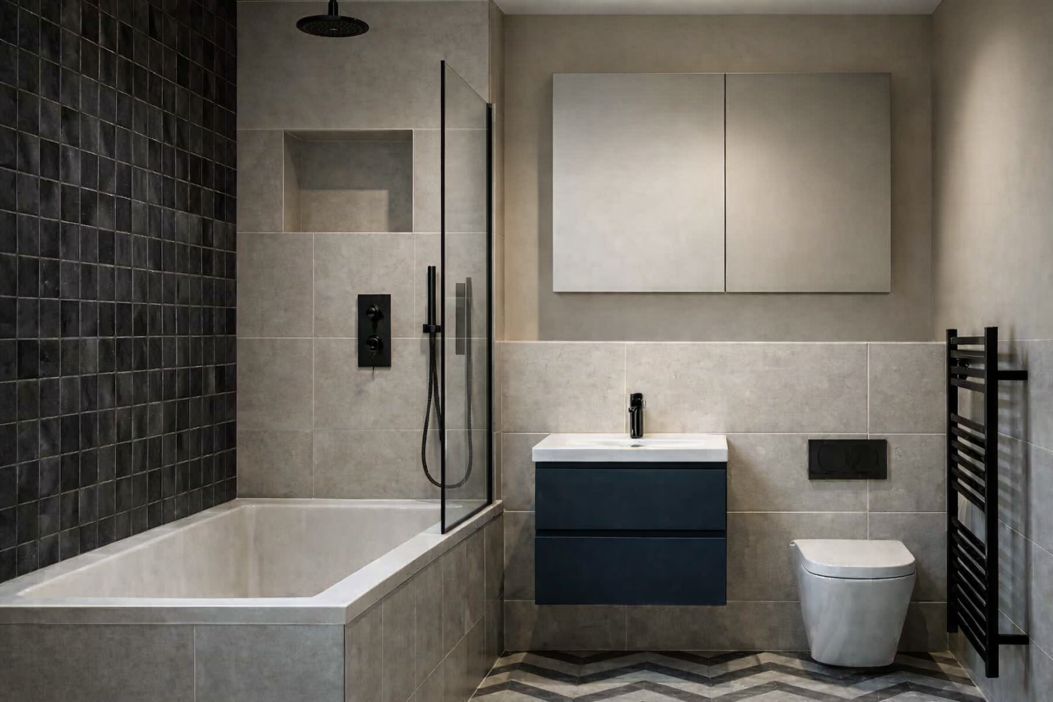 The Urban Geometry Bathroom