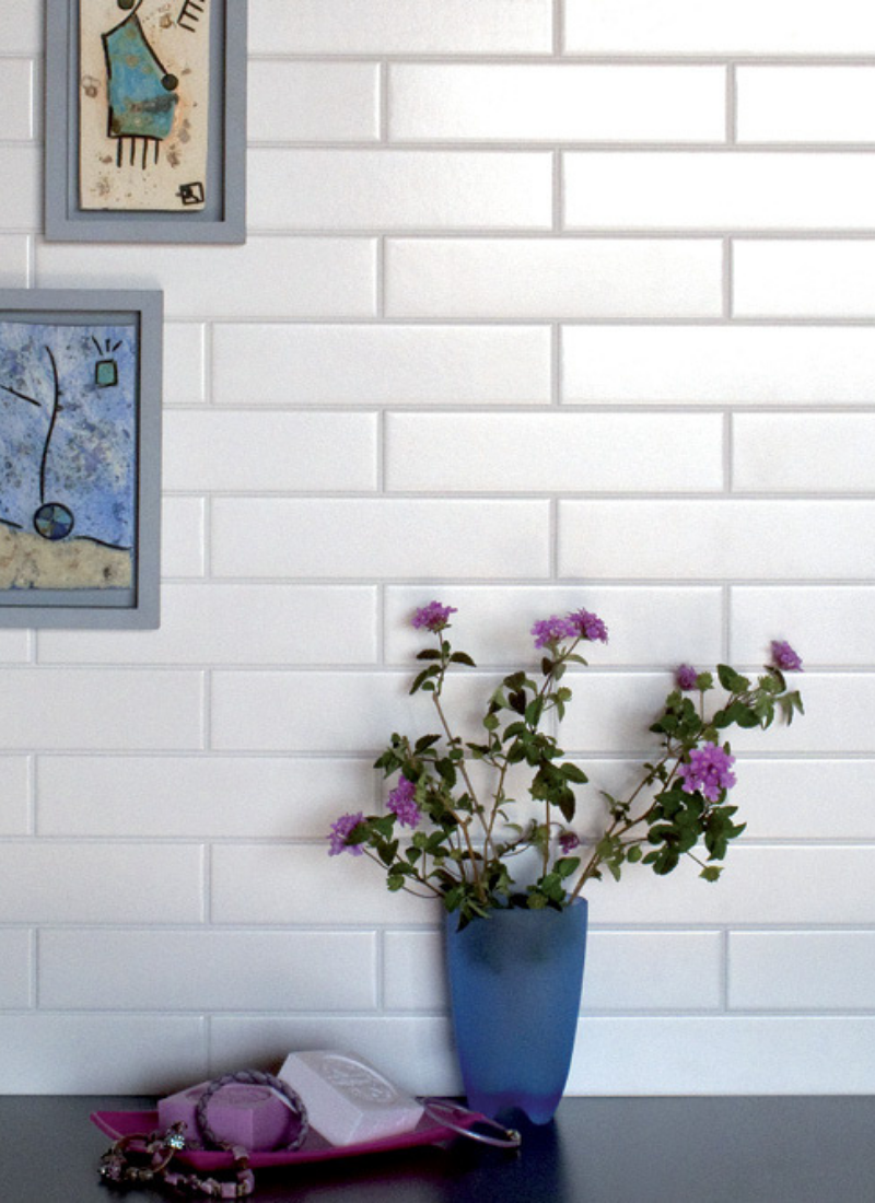 Wall Tiles<small>5x20 - Evolution White Gloss</small>
