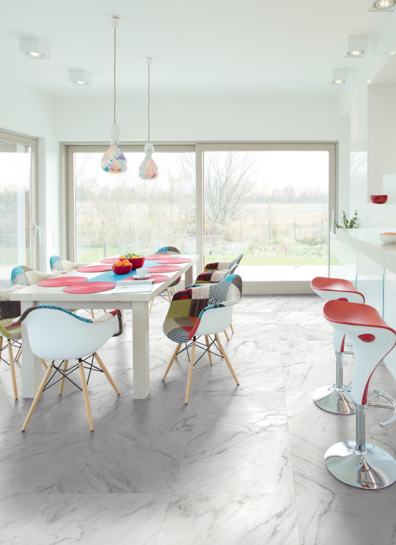 Floor Tiles<small>60x60 - Stonemarble Satin Carrara</small>