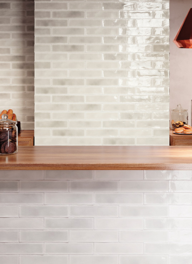Wall Tiles<small>7.5x30 - Vitralia Bianco</small>