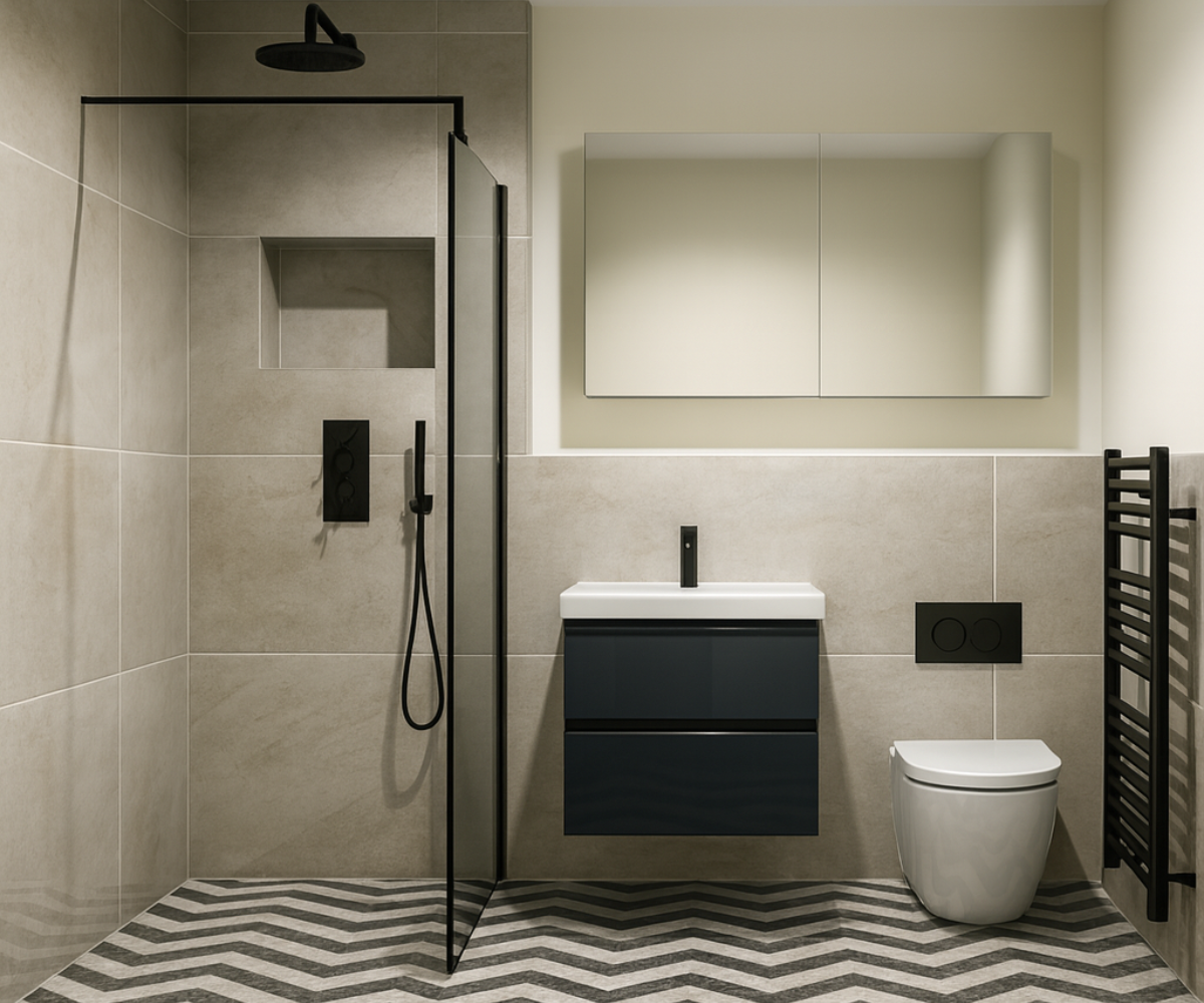 The Modern Statement Bathroom