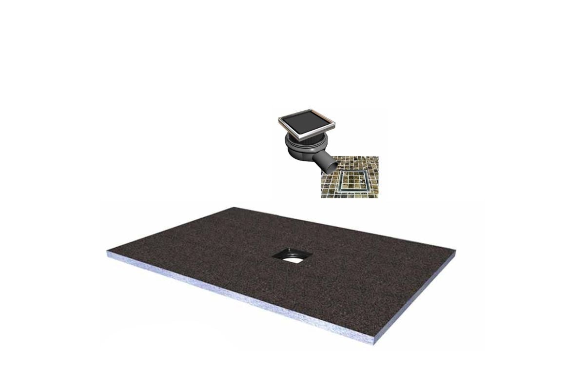 Wetroom Tray Kit & Tileable Drain