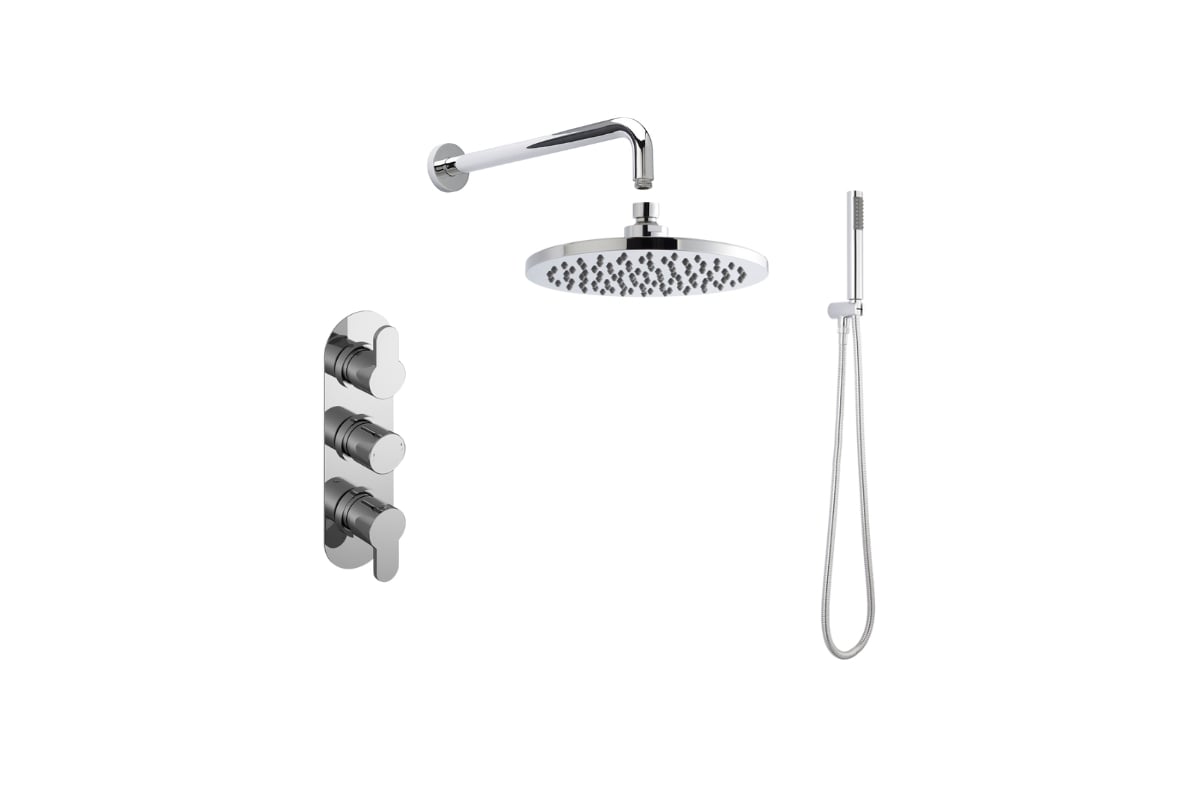 Shower valve, head and handset