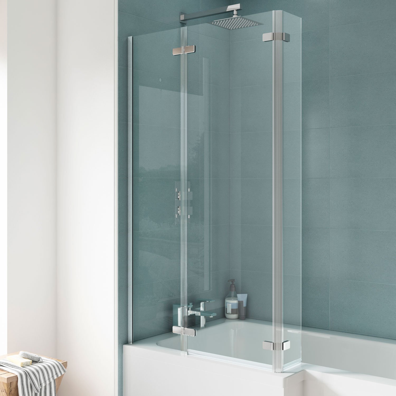 Square Shower Bath