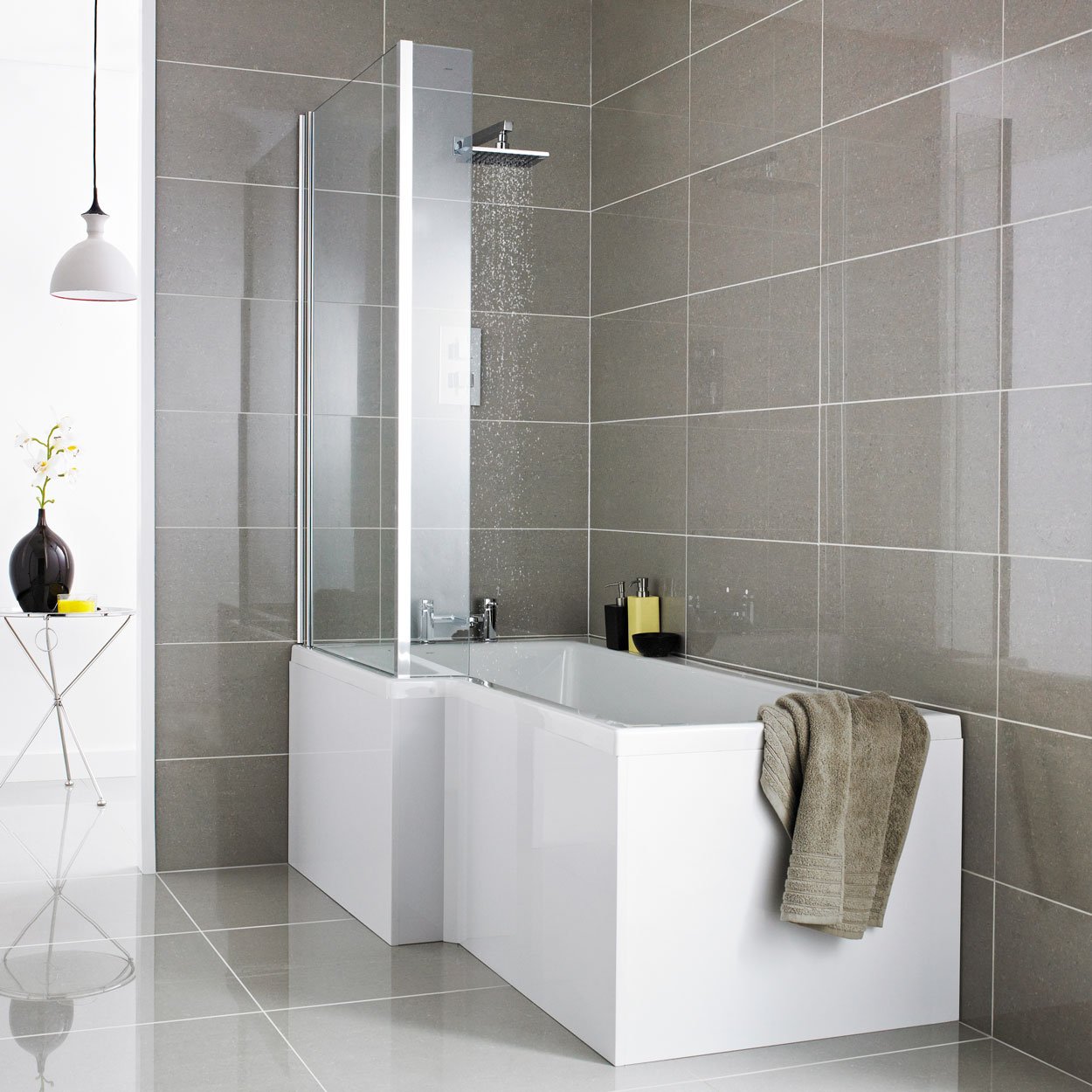 Square Shower Bath