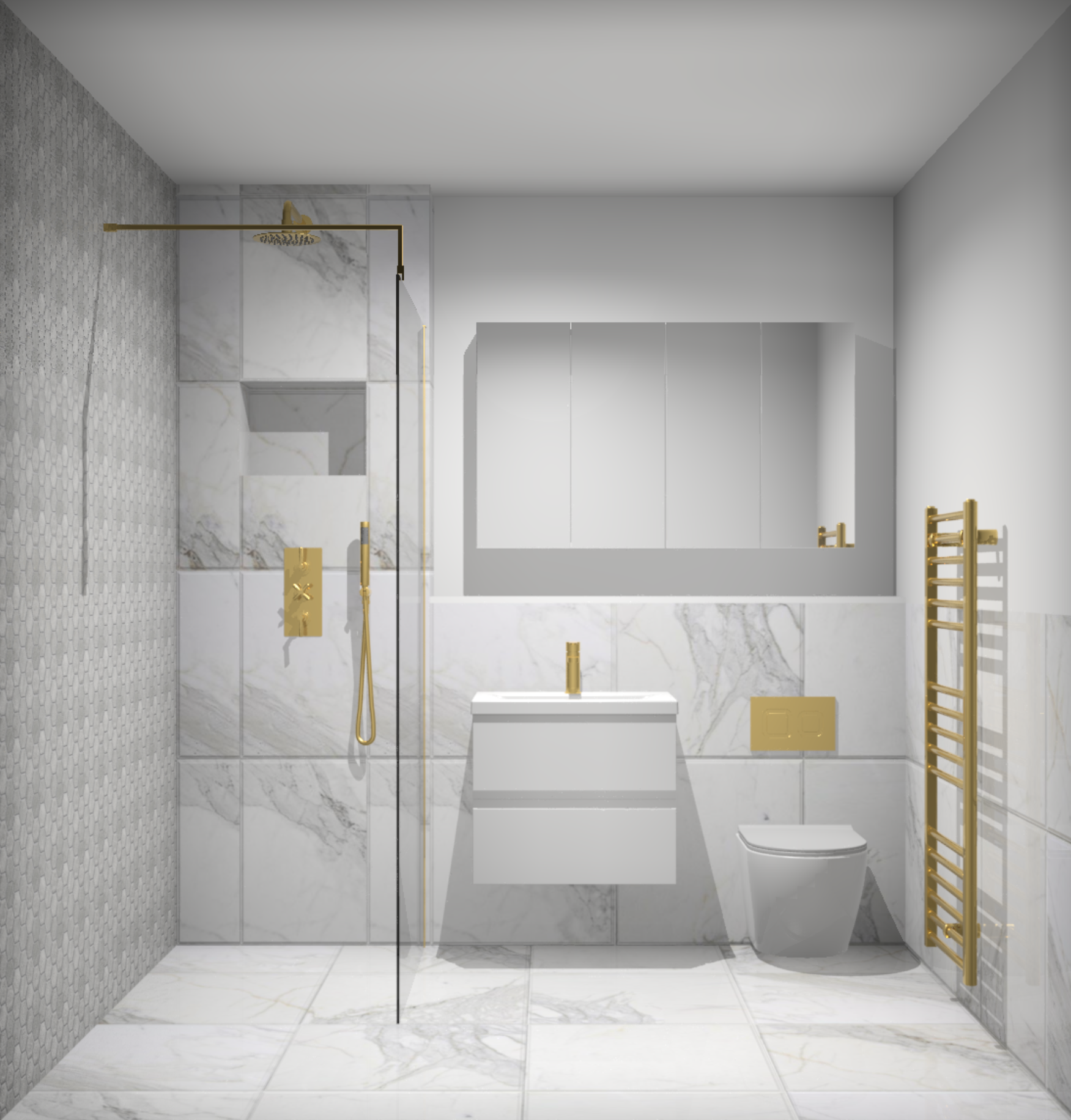 Luxurious and Sleek Bathroom