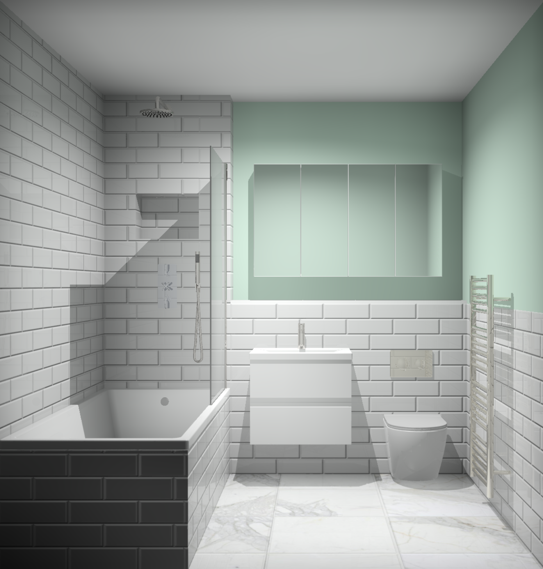 Fresh and Clean Bathroom