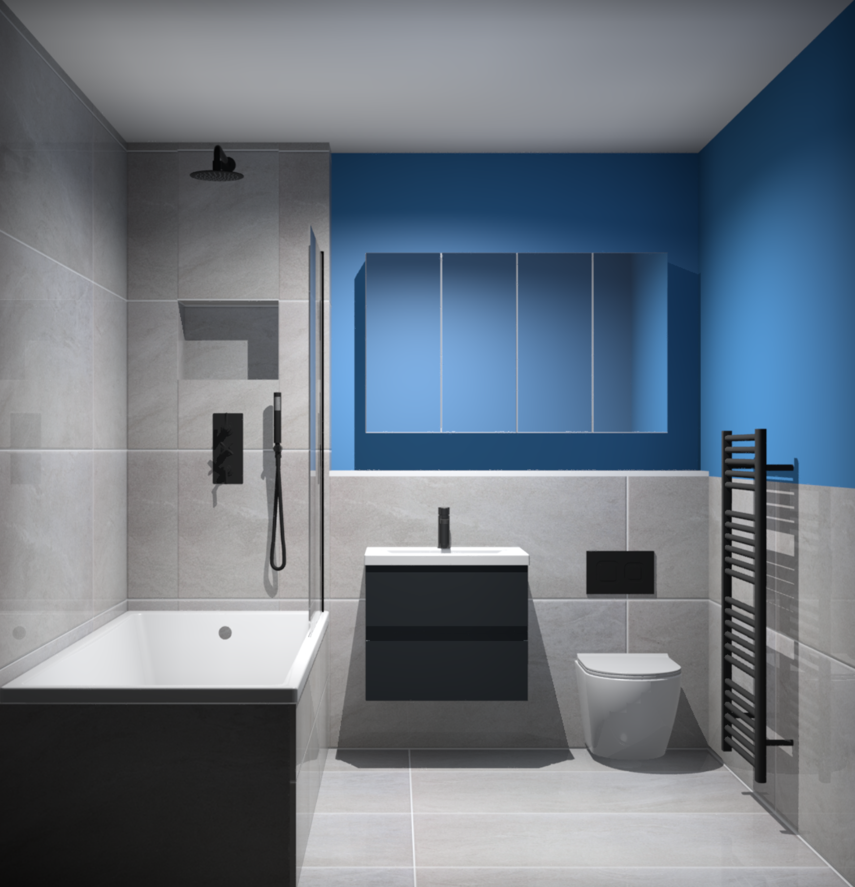 Bold Modernism Bathroom
