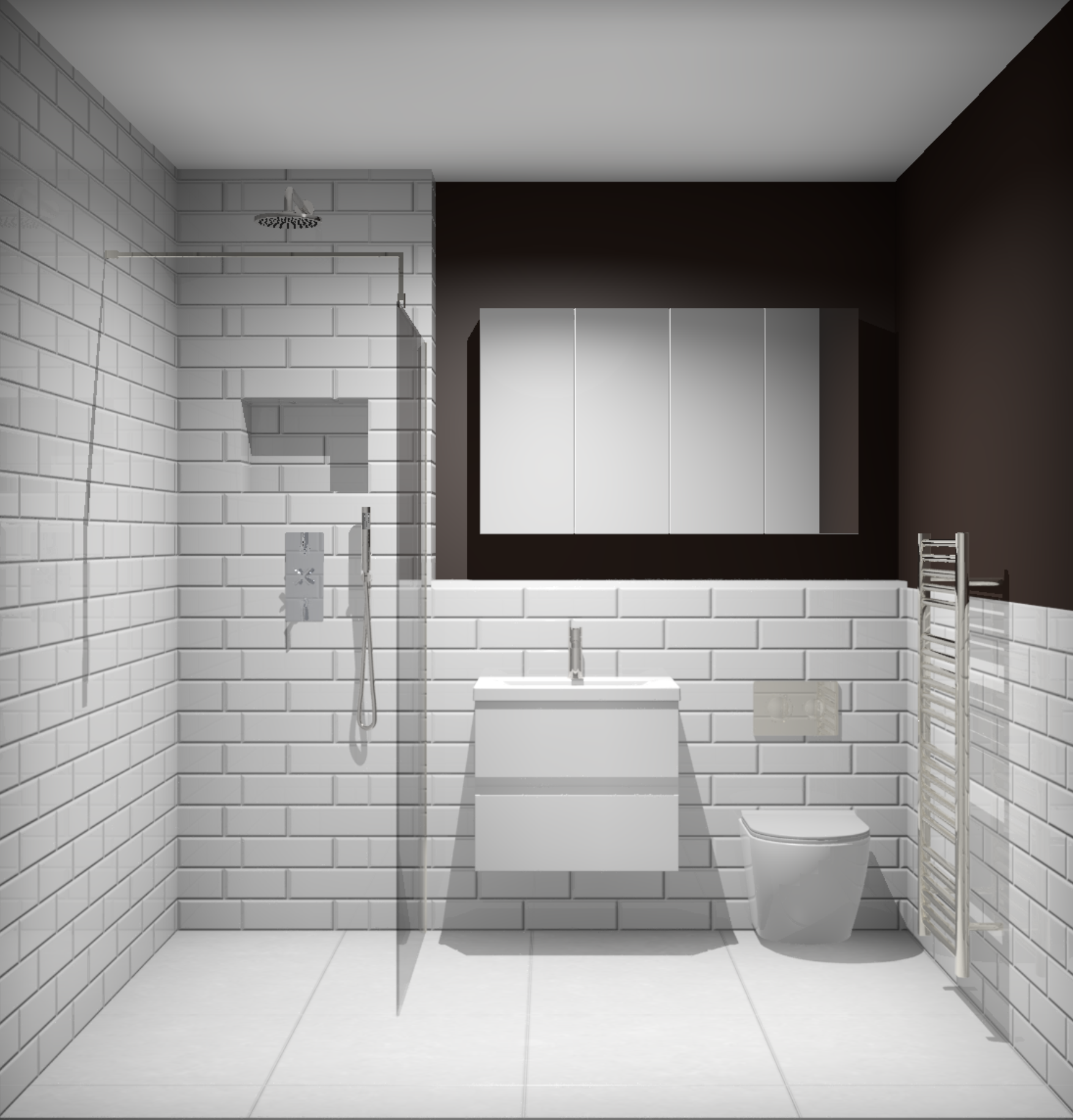 Stylishly Simple Bathroom