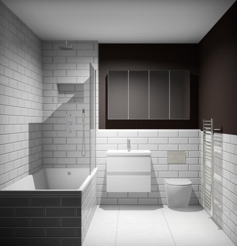 Stylishly Simple Bathroom