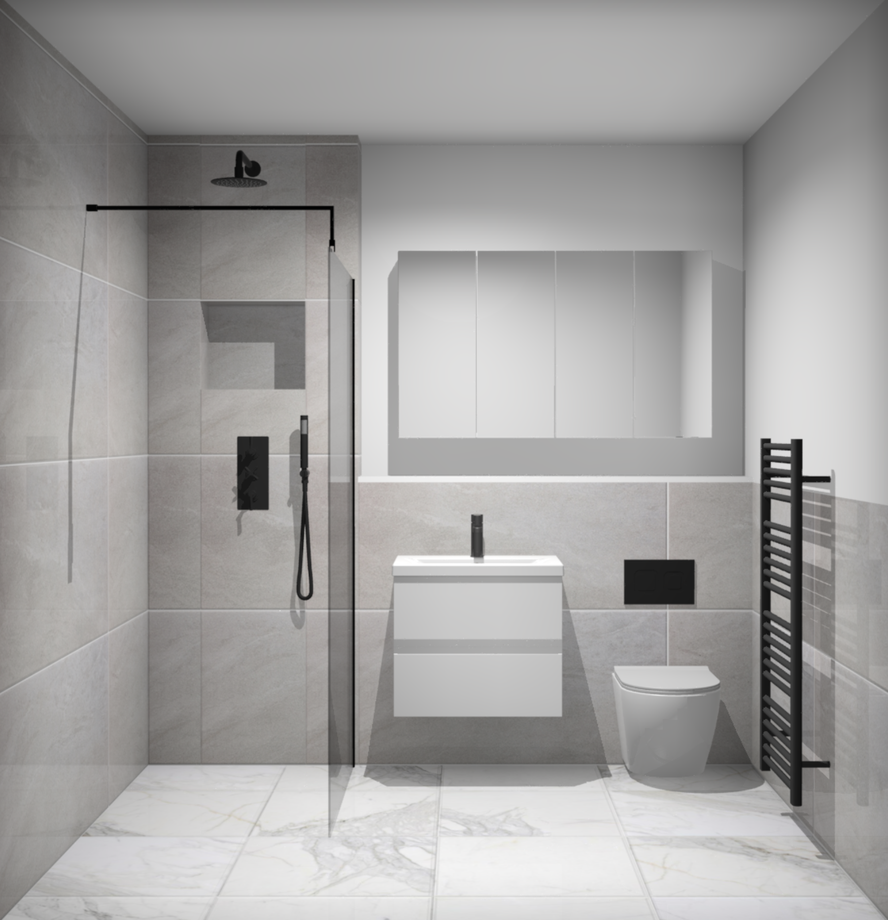 Contemporary Cool Bathroom