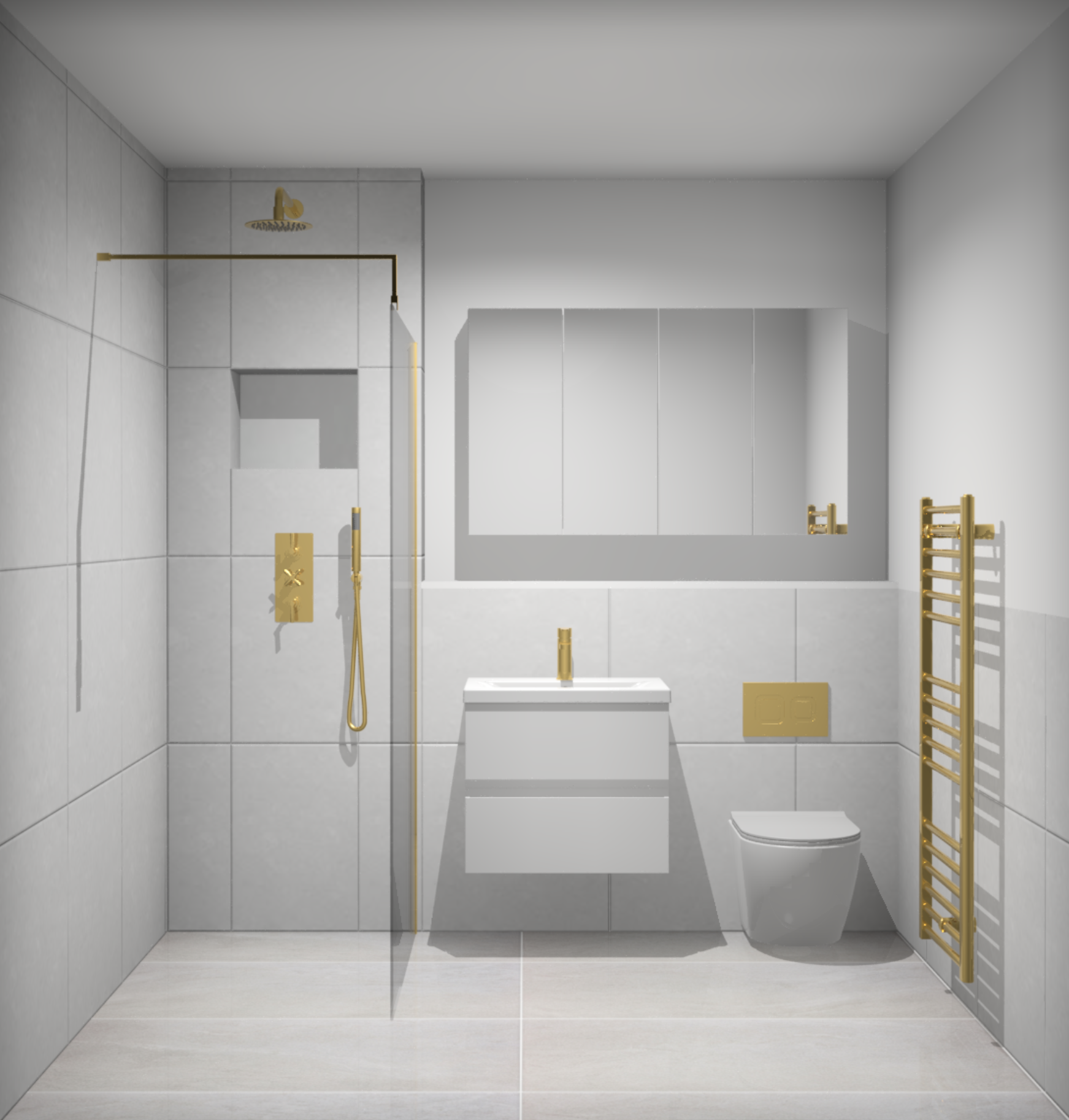 Minimalist Chic Bathroom
