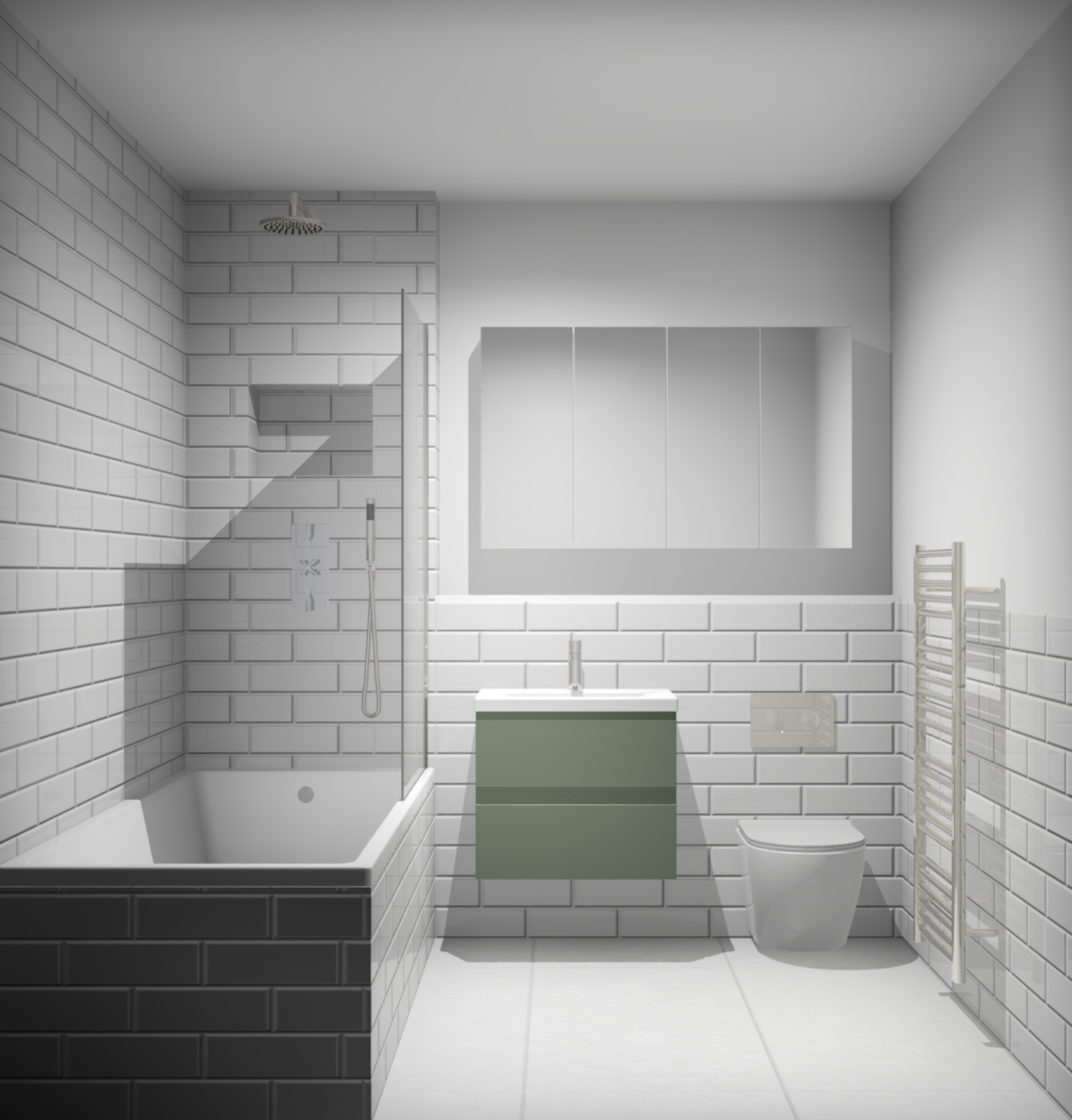 Vibrant and Youthful Bathroom