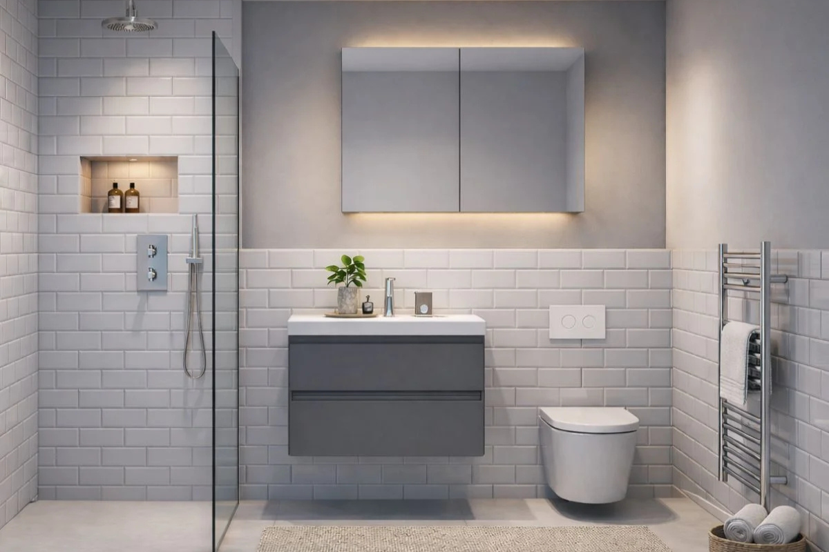 The Modern Serenity Bathroom