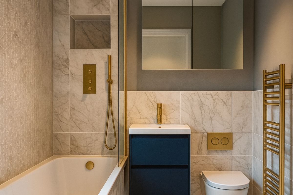 Feature-Signature Brass Bathroom